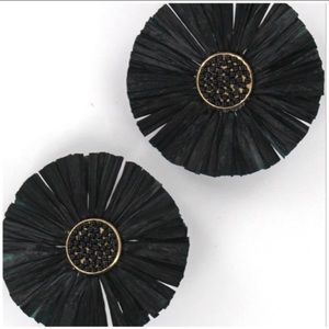 Raffia Fashion Earrings